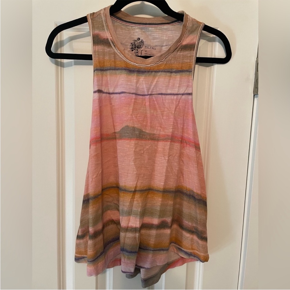 Pilcro Multicolor Striped Tank Top